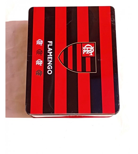 JOGO DA VELHA do Flamengo ORIGINAL COM 9 COPOS SHOT VIDRO NA LATA